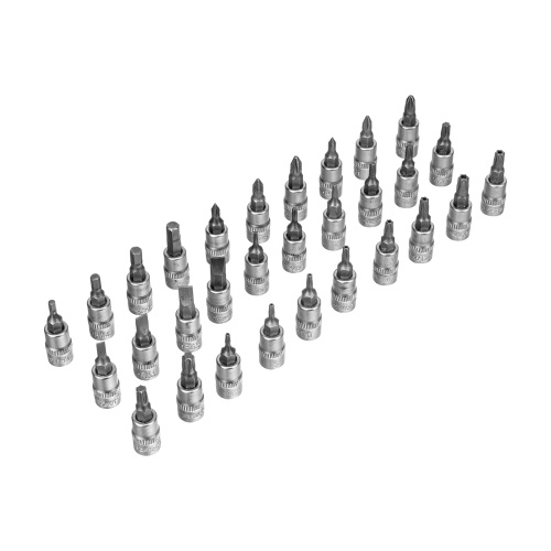 Набор инструментов, 1/2", 3/8", 1/4", пластиковый кейс 215 предм. Сибртех по ценам производителя в Воронеже с доставкой по всей России