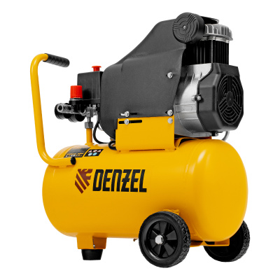 Компрессор воздушный DLC1300/24 безмасляный 1.3 кВт, 24 литра, 206 л/мин Denzel по ценам производителя в Воронеже с доставкой по всей России