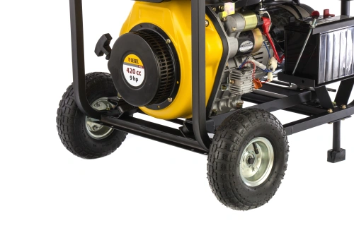 Генератор дизельный DD6300Е, 5.0 кВт, 220 В/50 Гц, 15 л, электростартер Denzel по ценам производителя в Воронеже с доставкой по всей России