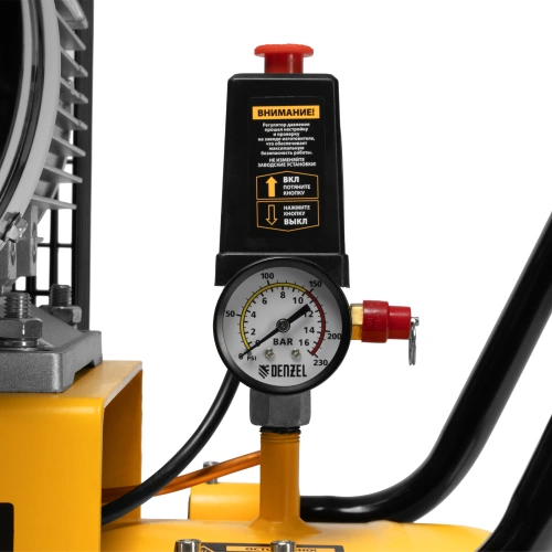 Компрессор воздушный рем. привод BCV 5500-T/200, 5,5 кВт, 200 литров, 850 л/мин Denzel по ценам производителя в Воронеже с доставкой по всей России