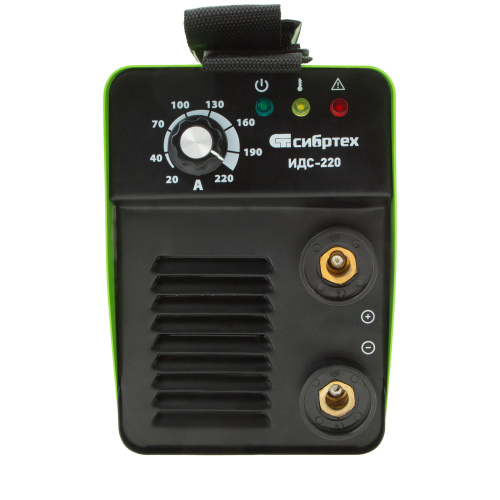Аппарат инверторный дуговой сварки ИДС-220, 220 А, ПВ 80%, диаметр электрода 1.6-5 мм Сибртех по ценам производителя в Воронеже с доставкой по всей России