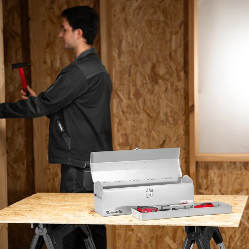 Ящик для инструмента, 484 х 154 х 165 мм, металлический Matrix по ценам производителя в Воронеже с доставкой по всей России