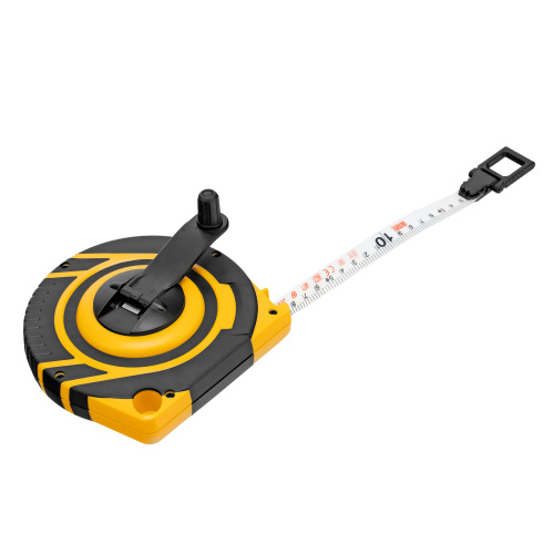 Рулетка геодезическая 20 м х 15 мм, закрытый корпус, фиберглассовая лента Denzel по ценам производителя в Воронеже с доставкой по всей России