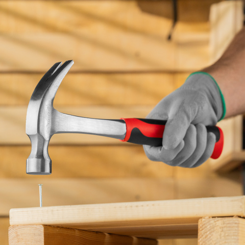 Молоток-гвоздодер, 450 г, цельнометаллический, двухкомпонентная рукоятка Matrix по ценам производителя в Воронеже с доставкой по всей России