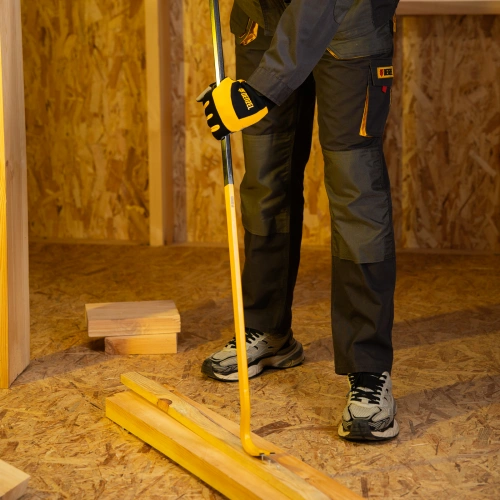 Лом-гвоздодер, 1200 мм, шестигранный 19 мм, окрашенный, сталь 65 Denzel по ценам производителя в Воронеже с доставкой по всей России