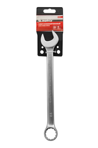 Ключ комбинированный, 22 мм, CrV, матовый хром Matrix по ценам производителя в Воронеже с доставкой по всей России