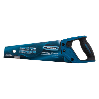 Ножовка по дереву "PIRANHA", 300 мм, 7 TPI, 3D-зуб, тефлоновое покрытие полотна, двухкомпонентная рукоятка Gross по ценам производителя в Воронеже с доставкой по всей России