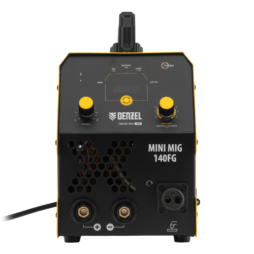 Аппарат инвертор. полуавтомат. сварки Mini MIG-140FG, 140 А, ПВ 60% Denzel по ценам производителя в Воронеже с доставкой по всей России