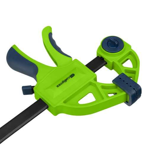 Струбцина F-образная, быстрозажимная, 150 х 70 х 360 мм, пластиковый корпус, фиксатор, двухкомпонентная рукоятка Сибртех по ценам производителя в Воронеже с доставкой по всей России