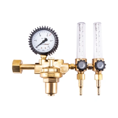 Регулятор FoxWeld WR420-F2 (аргоновый/углекислотный, 1 манометр, 2 расходомера, вентиль, пр-во FoxWeld/КНР) купить в Москве с доставкой по всей России | ProtosMarket.ru