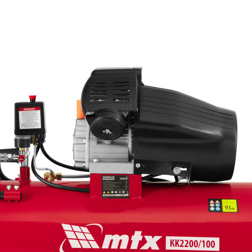 Компрессор воздушный КК-2200/100, 2,2 кВт, 350 л/мин, 100 л, прямой привод, масляный MTX по ценам производителя в Воронеже с доставкой по всей России