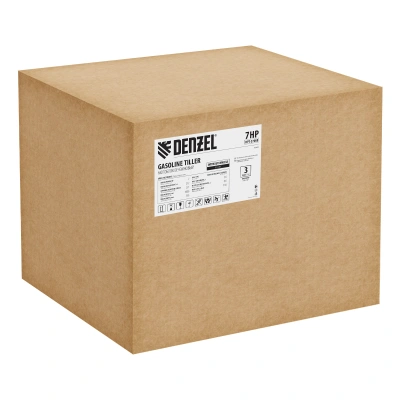 Мотоблок DPT-270SB, 7 л.с., ремен.сцеп, фрез 3х4, ШОМ, без колес, передачи 2В/1Н Denzel по ценам производителя в Воронеже с доставкой по всей России