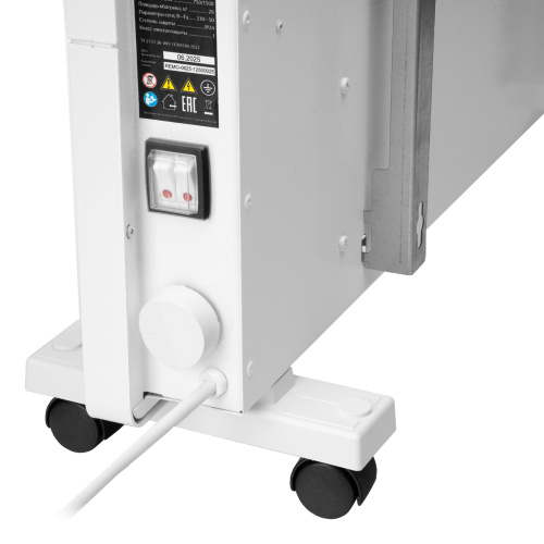 Конвектор электрический КМ-1500.2, 230 В, 1500 Вт, X-образный нагреватель, колеса, термостат MTX по ценам производителя в Воронеже с доставкой по всей России