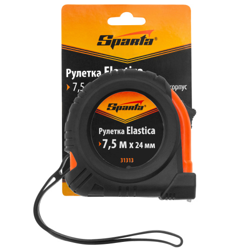 Рулетка Elastica,7,5 м х 24 мм,обрезиненный корпус Sparta по ценам производителя в Воронеже с доставкой по всей России