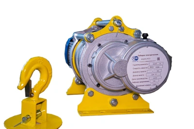 Лебедка электрическая  300/600кг  60/30м с канатом 220В 24м/мин алюминиевый корпус TOR KCD (TSA) по ценам производителя в Воронеже с доставкой по всей России