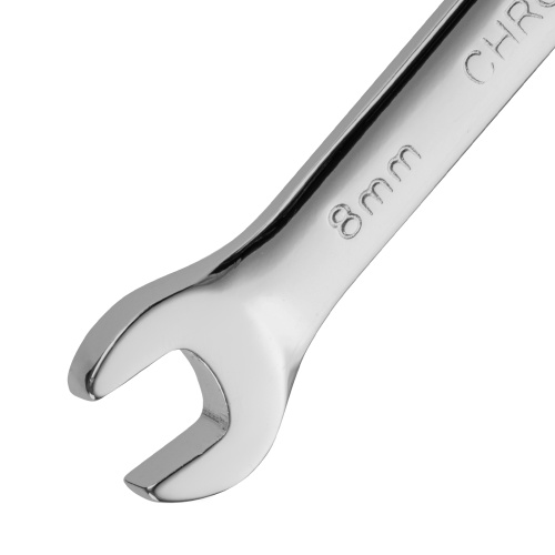 Ключ комбинированный трещоточный, 8 мм, CrV, шарнирный, зеркальный хром Matrix Professional по ценам производителя в Воронеже с доставкой по всей России
