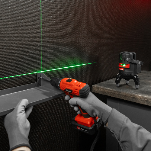 Лазерный уровень ML 06 Green, 30 м, 520 нм, аккумулятор Li 2800 мАч, резьба 5/8" Matrix по ценам производителя в Воронеже с доставкой по всей России