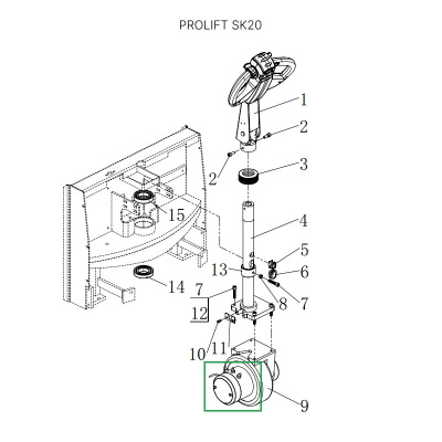 Катушка электромагнитного тормоза для штабелеров SDR/SDK 1.5-2 т, для тележек SK20 по ценам производителя в Воронеже с доставкой по всей России