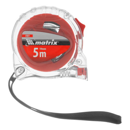 Рулетка Crystal,5 м х 19 мм,корпус из поликарбоната Matrix по ценам производителя в Воронеже с доставкой по всей России
