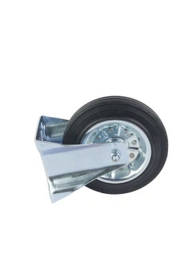 Колесо неповоротное усиленное резина FRC 80 200 мм по ценам производителя в Воронеже с доставкой по всей России