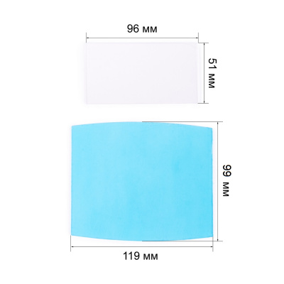 Комплект поликарбонатных стекол  №2 (10 внешних 119х98мм, 1 внутреннее 96х51мм, для масок Корунд-2/CВАРИС/Лорд) купить в Москве с доставкой по всей России | ProtosMarket.ru