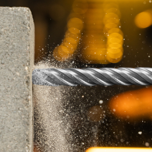 Бур по бетону, цельная крестовая пластина, 14x215 мм, SDS PLUS Denzel по ценам производителя в Воронеже с доставкой по всей России