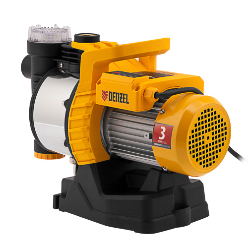 Садовый поверхностный насос GP1100SS, 1100 Вт, 4000 л/ч, подъем 45 м, пластик Denzel по ценам производителя в Воронеже с доставкой по всей России