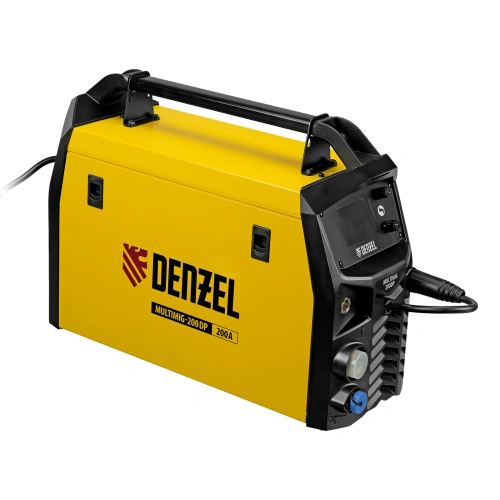 Аппарат инвертор. полуавтомат. сварки MultiMIG-200DP Synergy Double Pulse, 200 А, ПВ 80% Denzel по ценам производителя в Воронеже с доставкой по всей России