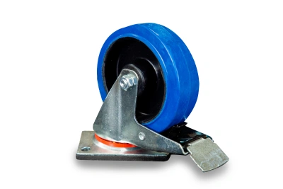 Колесо поворотное резина SRCLb 63 160 мм с тормозом (F) по ценам производителя в Воронеже с доставкой по всей России