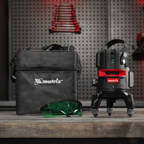 Лазерный уровень ML 06 Green, 30 м, 520 нм, аккумулятор Li 2800 мАч, резьба 5/8" Matrix по ценам производителя в Воронеже с доставкой по всей России