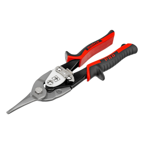 Ножницы по металлу, 250 мм, прямой рез, сталь CRMO, двухкомпонентные рукоятки, PRO Matrix по ценам производителя в Воронеже с доставкой по всей России