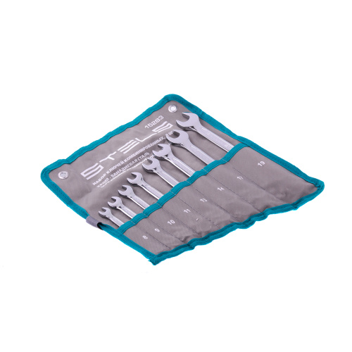 Набор ключей комбинированных 8 шт, 8-19 мм,  антислип Stels по ценам производителя в Воронеже с доставкой по всей России