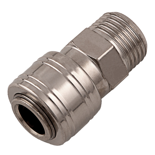 Муфта универсальная быстросъемная ("мама") внешняя резьба 1/2, 1 шт, Stels по ценам производителя в Воронеже с доставкой по всей России