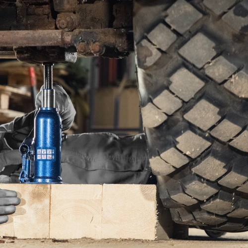 Домкрат гидравлический бутылочный, 8 т, h подъема 222-447 мм Stels по ценам производителя в Воронеже с доставкой по всей России