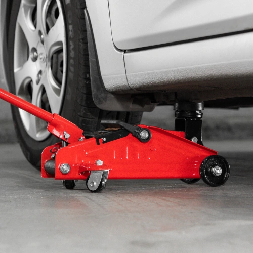 Домкрат гидравлический подкатной, 2 т, h подъема 140-285 мм, в пластиковом кейсе, compact Sparta по ценам производителя в Воронеже с доставкой по всей России