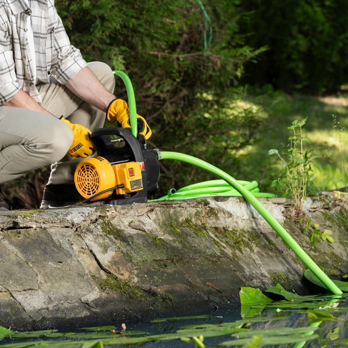 Садовый поверхностный насос GPL600, 600 Вт, 3000 л/ч, подъем 35 м, пластик Denzel по ценам производителя в Воронеже с доставкой по всей России