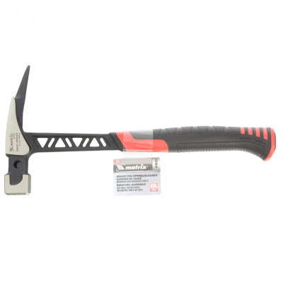 Молоток кровельщика, 600 г, цельнокованый, боек с магнитом, двухкомпонентная обрезиненная рукоятка Matrix Pro по ценам производителя в Воронеже с доставкой по всей России