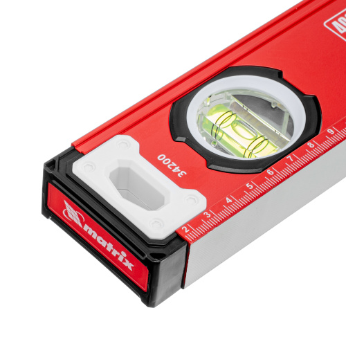 Уровень алюминиевый, фрезерованный, 3 глазка, 400 мм Matrix по ценам производителя в Воронеже с доставкой по всей России