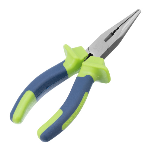 Длинногубцы прямые, 160 мм, двухкомпонентные рукоятки Сибртех по ценам производителя в Воронеже с доставкой по всей России