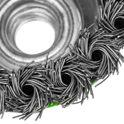 Щетка для УШМ, 75 мм, М14, "чашка", крученая металлическая проволока Сибртех по ценам производителя в Воронеже с доставкой по всей России