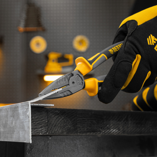 Плоскогубцы комбинированные 205 мм, трехкомпонентные рукоятки Denzel по ценам производителя в Воронеже с доставкой по всей России