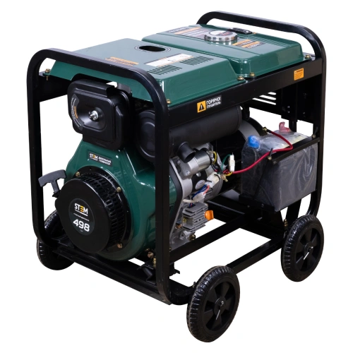 Генератор дизельный STEM Techno S6500DE (6.5 кВт, электростартер, дисплей, подогрев) по ценам производителя в Воронеже с доставкой по всей России