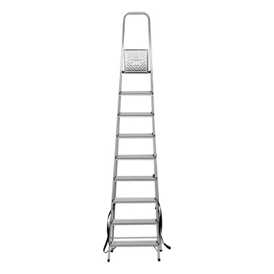 Стремянка, 9 ступеней, алюминиевая, Сибртех по ценам производителя в Воронеже с доставкой по всей России