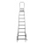 Стремянка, 9 ступеней, алюминиевая, Сибртех по ценам производителя в Воронеже с доставкой по всей России