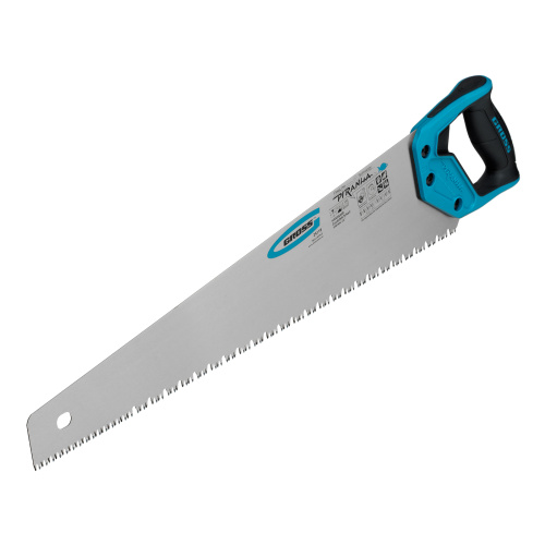 Ножовка по дереву "Piranha", 550 мм, сегментное строение рабочей кромки, 7-8 TPI, зуб-3D, двухкомпонентная рукоятка Gross по ценам производителя в Воронеже с доставкой по всей России