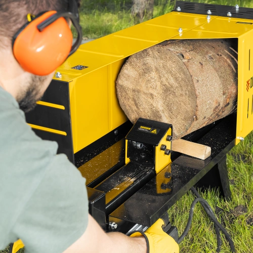 Дровокол электрический ELS7T-52, 2300 Вт, сила раскола 7т, макс. размеры полена D250 x 520 мм Denzel по ценам производителя в Воронеже с доставкой по всей России