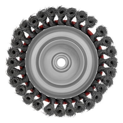 Щетка для УШМ, 150 мм, М14, "чашка", крученая проволока 0.35 мм Matrix по ценам производителя в Воронеже с доставкой по всей России