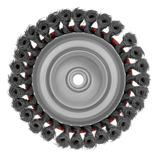 Щетка для УШМ, 150 мм, М14, "чашка", крученая проволока 0.35 мм Matrix по ценам производителя в Воронеже с доставкой по всей России