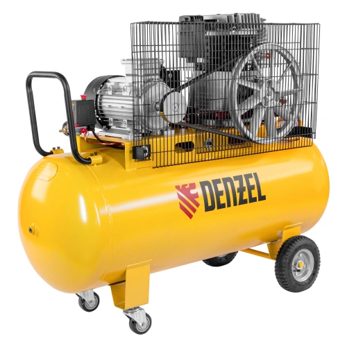 Компрессор воздушный, ременный привод BCI4000-T/200, 4.0 кВт, 200 литров, 690 л/мин Denzel по ценам производителя в Воронеже с доставкой по всей России