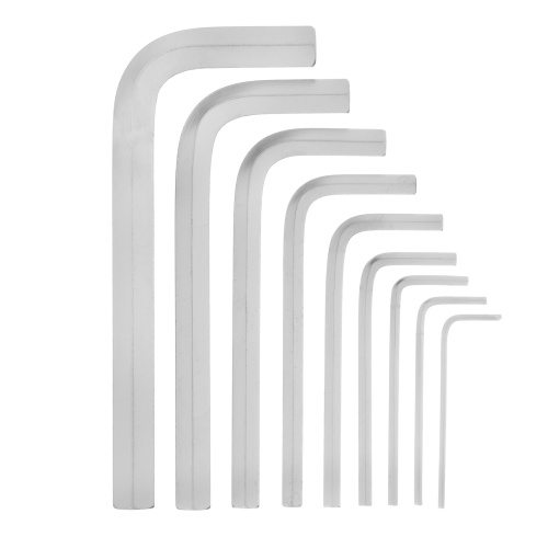 Набор ключей имбусовых HEX, 2-12 мм, CrV, 9 шт, короткие с сатинированным покрытием Matrix по ценам производителя в Воронеже с доставкой по всей России